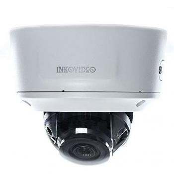 Cámara de vigilancia IP Inkovideo V-130-8MW 4K (3840 x 2160 píxeles) con PoE, motor zoom y visión nocturna hasta 30 m