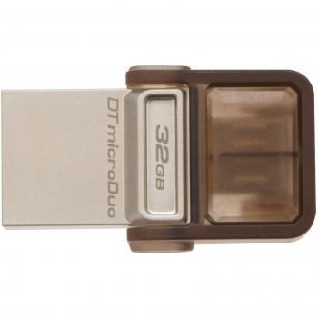 Kingston DTDUO/32GB - Memoria USB de 32 GB, marrón