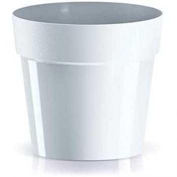 Maceta CUBE BASIC de Alta Calidad - 179x179x165 mm - Color Blanco