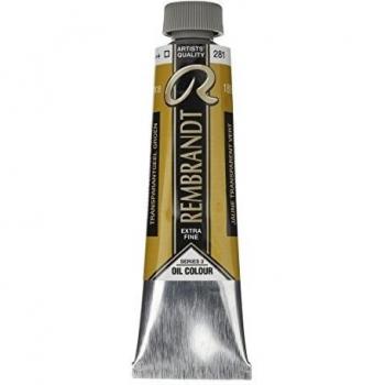 Talens Rembrandt - Excelentes colores de pintura al óleo - 40 ml - 281 Verde amarillo transparente