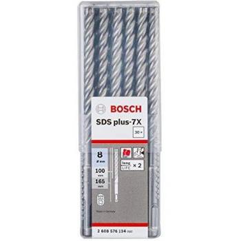 Bosch Professional 2608576194 - Juego de 30 brocas para martillo SDS Plus-7X