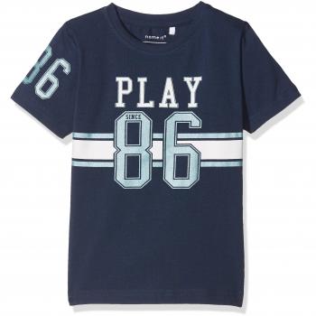 NAME IT Nmmdaplay SS Top, Camiseta Para Bebés, Azul