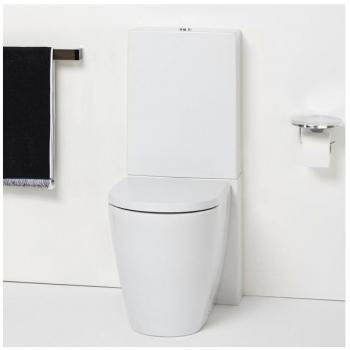 Inodoro de pie Laufen Kartell, sin reborde, para instalación con cisterna, color blanco, dimensiones 370x660x430mm