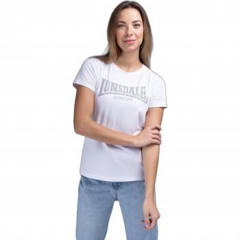 Lonsdale Bekan Women's Short Sleeve White T-Shirt