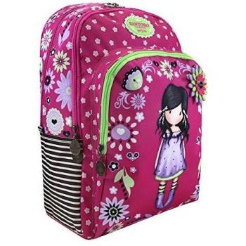 SANTORO GORJUSS Mochila Triple Bolsillo, Niñas, Rosa
