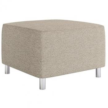 Puf Reposapiés Comfivo 126, Matana 17, Tapiz Marrón Claro, 42x56x65cm, Patas de Plástico