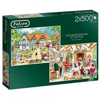 Summer Evening at the Pub - 2X 500 Piece Puzzle