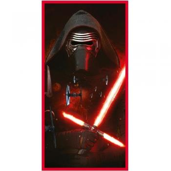 Star Wars-The Clone Wars Darth Vader Jedi Yoda Chicos Toalla de playa - Rojo -