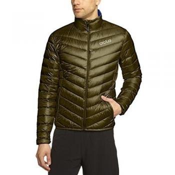 Odlo Jacke Jacket Air Cocoon - Chaqueta de pluma para hombre, color Verde, talla L