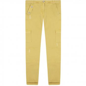 Gocco W75PLTCA401YJ, Pantalones para Niñas, Amarillo