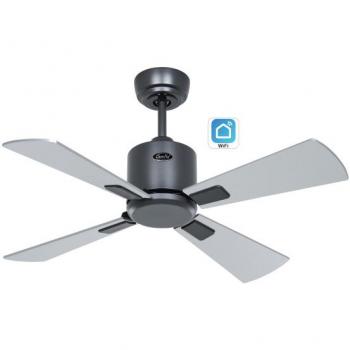 Ventilador de Techo Casafan 952041W Eco Neo III 92cm Plata y Wengué con Wifi