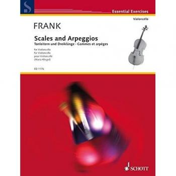 Scales and arpeggios violoncelle