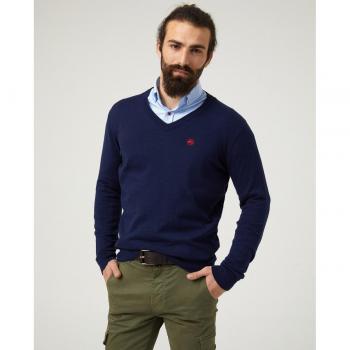 Jersey básico de hombre color marino