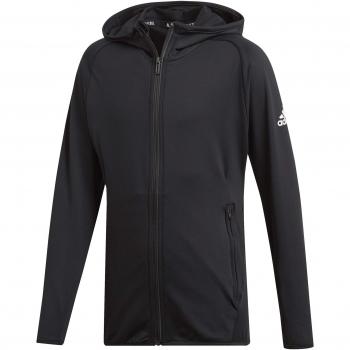 adidas Yg TR FL FZ HD Sudadera, Niñas, Negro/Blanco, 116