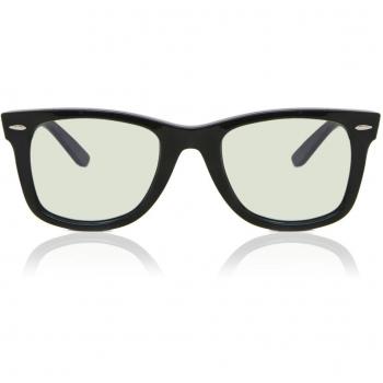 Ray-Ban RB2140F WAYFARER Asian Fit 601/52 Gafas de Sol para Hombre Negras