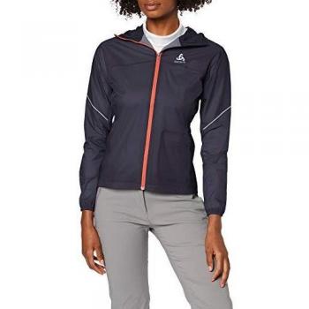 Odlo ZEROWEIGHT RAIN - Chaqueta cálida para mujer, primavera/verano, ZEROWEIGHT RAIN WARM - Chaqueta, Mujer, color gris - rosa Diva, tamaño extra-large