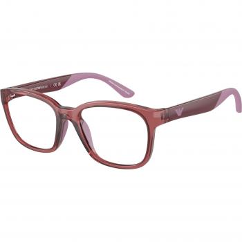 Emporio Armani EK3003 Kids Eyeglasses, Color 5075, Red Frame, Size 49, Blue Light Block Available