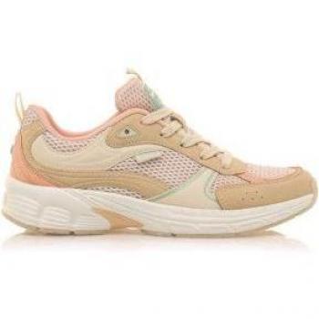 MTNG Mustang Zapatillas Mujer Daddy Beige Running Bajas Cuña 4.5cm Cierre Cordones Puntera Redonda