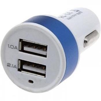 vidlan Azul Coche Accesorio 5 V 2.1 A 1 A Dual USB Cargador