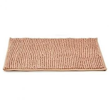 Alfombra de baño Berilo Beige 40 x 2 x 60 cm (12 Unidades) - Poliéster Estándar