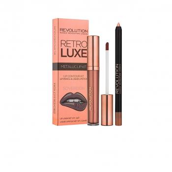 Makeup Revolution Retro Luxe Metallic Lip Kit Sovereign 5,5ml