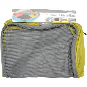 Sea to Summit Garment Mesh Bag L Saco Montañismo, Alpinismo y Trekking, Adultos Unisex, Lime/Grey, 11 Liters
