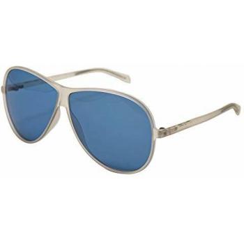Italia Independent Men's Sunglasses 0030-012-000, White, 57mm Transparent Lenses