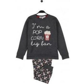 Pijama Manga Larga Pop Corn para Niño