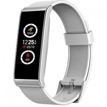 MYKRONOZ ZEFIT4 HR Pulsera de actividad, Blanco y Plata