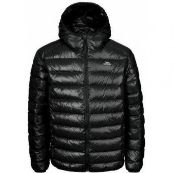 Trespass Ramirez - Chaqueta de pluma para hombre, color negro, talla XL