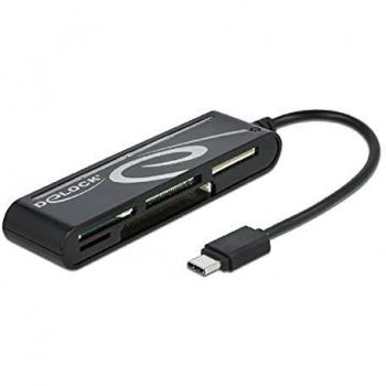 Lector de Tarjetas USB 2.0 Tipo-C Macho 5 Ranuras - Multi-Formato (All-in-One)