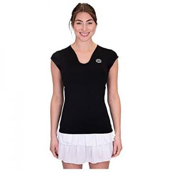 Bidi Badu Crew V-neck Camiseta De Manga Corta Mujeres Negro - XS