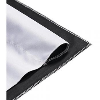 Fondo de tela 2 en 1 Walimex Pro 2,85x6m, Negro y Blanco