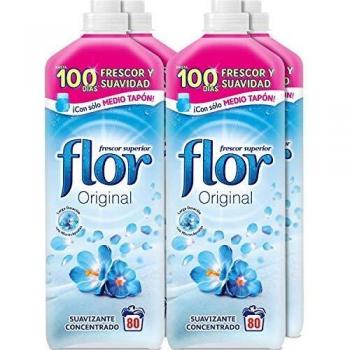 Flor Original - Suavizante Concentrado, para la Ropa, 80 lavados