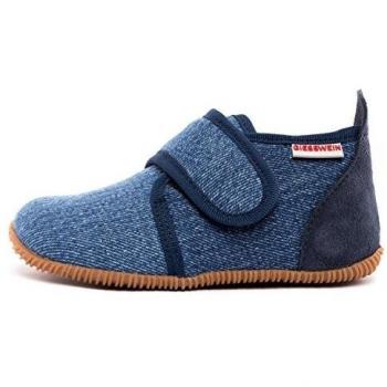 Pantuflas Giesswein STRASS SLIM FIT para Niña en Color Azul