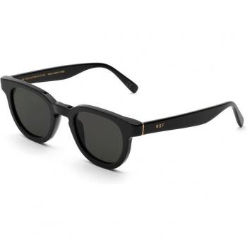 Retrosuperfuture Niw Certo Black Unisex Round Sunglasses