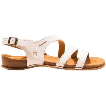 Sandalias planas de mujer El Naturalista N5811B BIOQUICK White/Panglao
