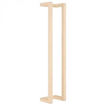 Solid Pine Wood Towel Rack 23x18x110 cm