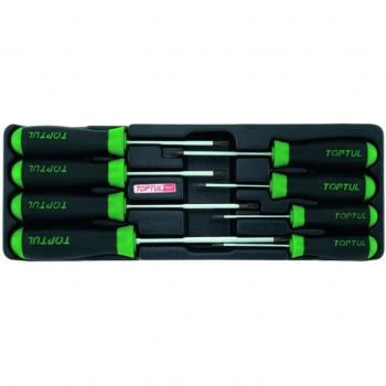 Módulo de herramientas TOPTUL GAAT0807 con inserto para carro, incluye llaves Torx T9, T10, T15, T20, T25, T27, T30 y T40