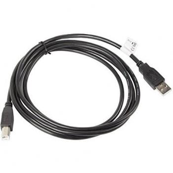 Lanberg CA-USBA-10CC-0018-BK - Cable USB-A 2.0 a USB-B macho/macho 1.8m Negro