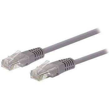 Cable de red Ethernet Cat6 2 metros U/UTP RJ45 Gris