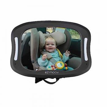 Espejo para asiento de coche EZIMOOV EZI Mirror LED Eco-friendly negro con luz y control de espejo