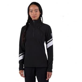 Forro Polar Rossignol Strawpile Half Zip Mujer Negro Intenso Blanco - M