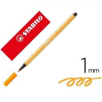 Rotulador stabilo acuarelable pen 68 bermellon palido 1 mm