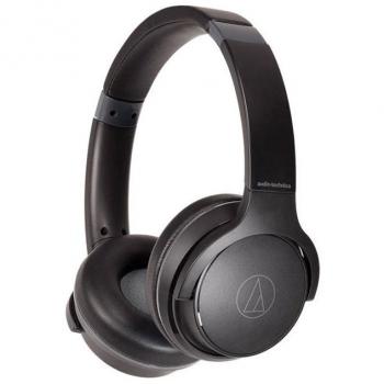 Audio-Technica ATH-S220BT Wireless On-Ear Headphones with 60h Battery Life - Black