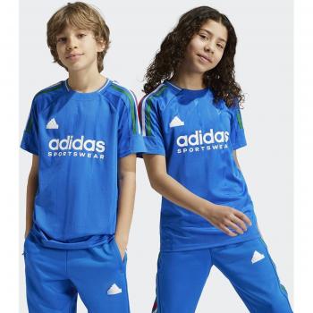 Camiseta de niños Adidas Tiro Nations Pack - Azul - Talla: 147-152 CM - Poly Jersey