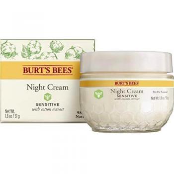 Burt's Bees Sensitive Night Face Cream, 50g