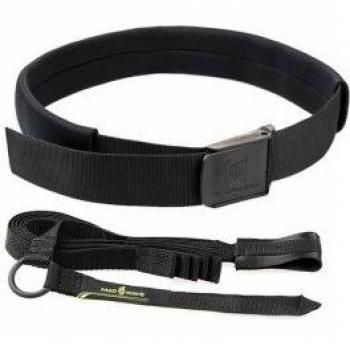 Cinturón de Entrenador Madwave Unisex Negro/Verde Talla Única