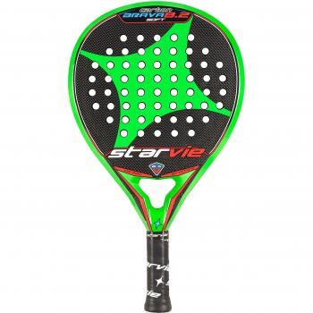 StarVie Brava 8.2 Soft Pala de pádel, Unisex Adulto, Verde, 360 Gramos