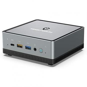 Mini PC AMD Ryzen UM250 up to 3.6 GHz | 16 GB RAM 512 GB SSD Ordenador de sobremesa | Radeon Vega 8 | Dual WiFi 4K@60Hz HDMI, DisplayPort, USB-C, 2.5 HDD Slot, 1X RJ45, 4X USB 3.1| Piccolo Formato